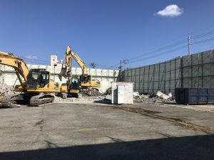 公共工事、解体がどんどん進んでいます！