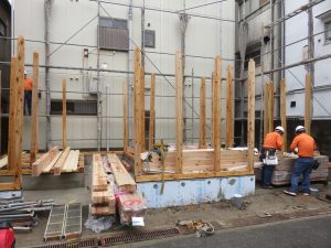 新築工事の棟上げを行いました！