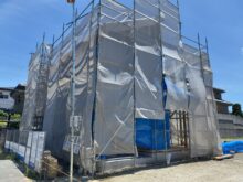 池島分譲地モデルハウス建築