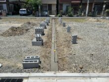 区画分け工事を行いました！